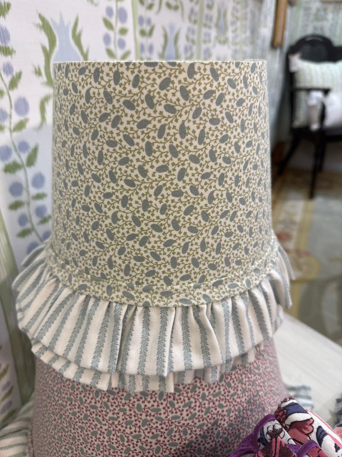 Handmade Ruffled Lampshade