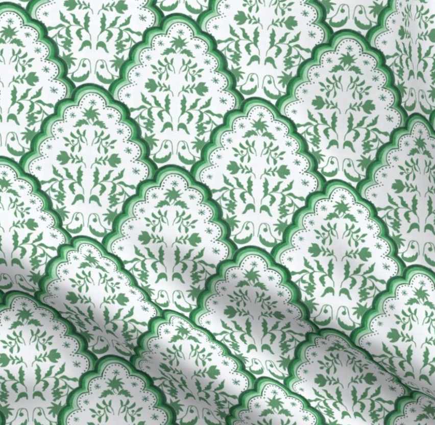 Scallop Paisley