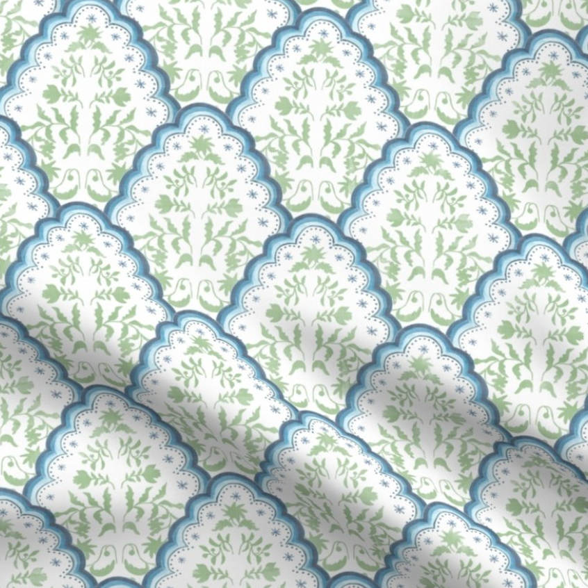 Scallop Paisley