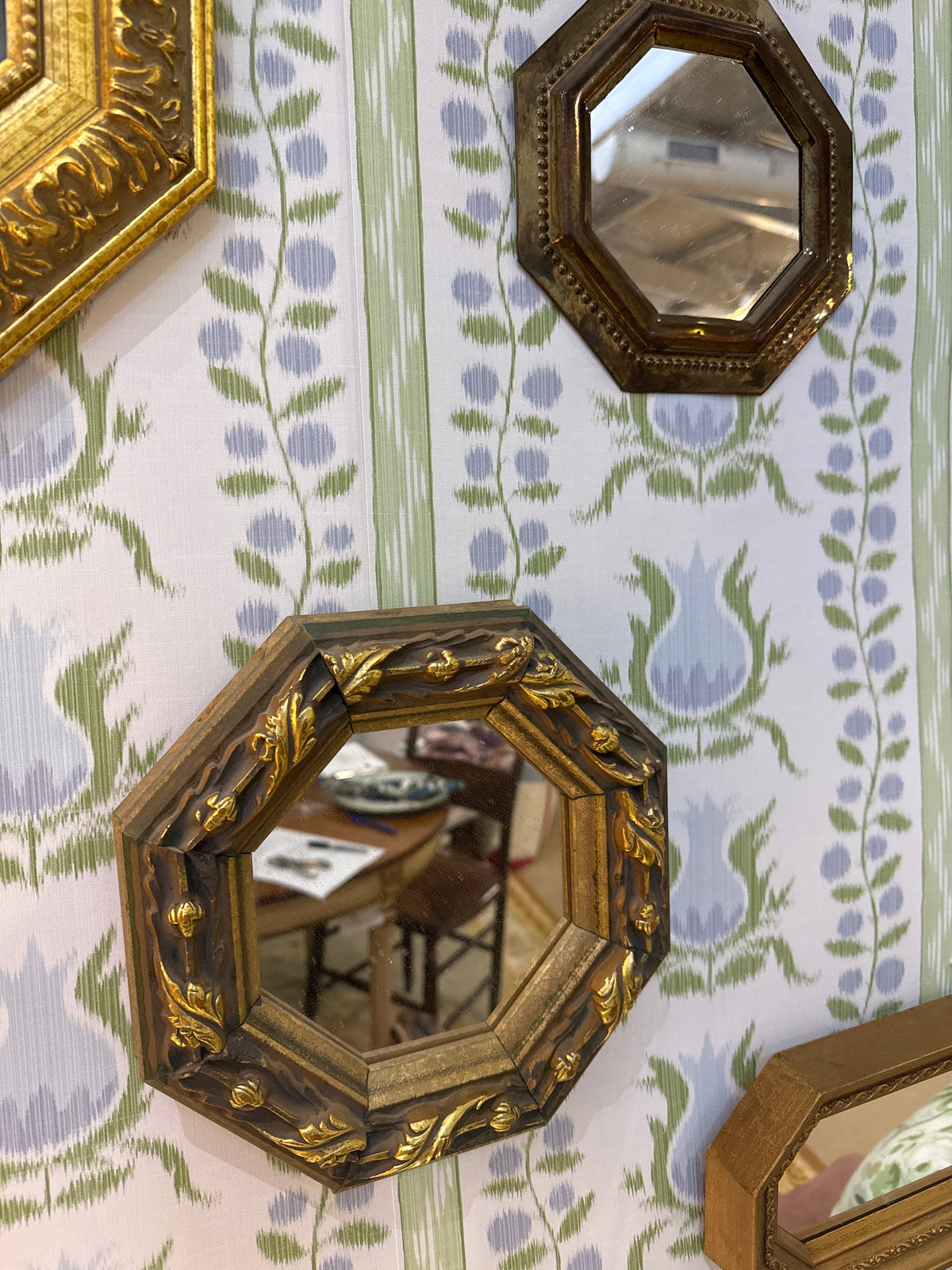 Small vintage mirrors