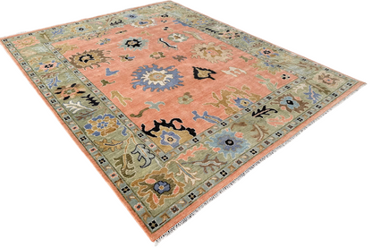 chloe handmade wool rug with elegant geometric design and soft textural contrast artisan-crafted rug