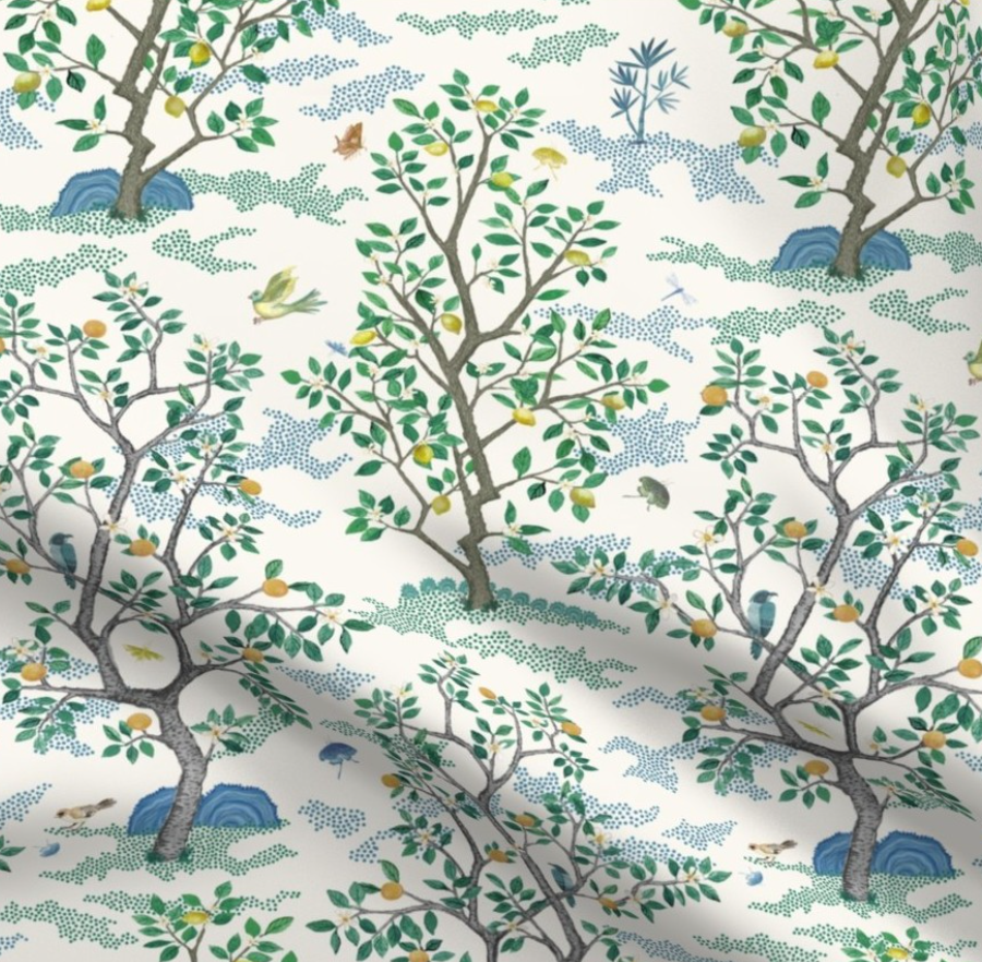 Citrus Grove Toile