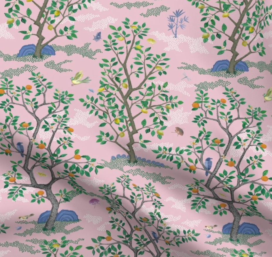 Citrus Grove Toile