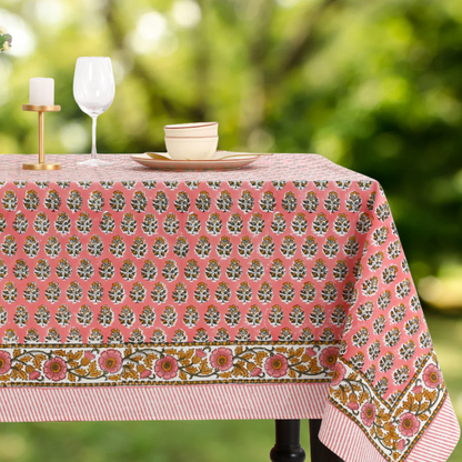 Poppy Pink Tablecloth