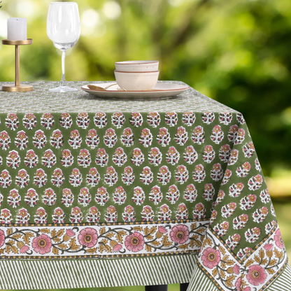 Jade Green Tablecloth