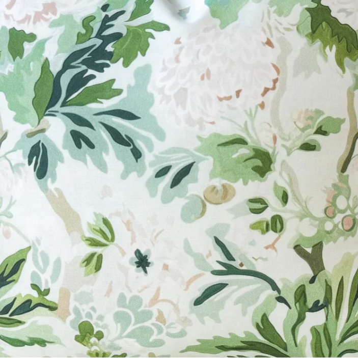 British Enigma Green & White Floral